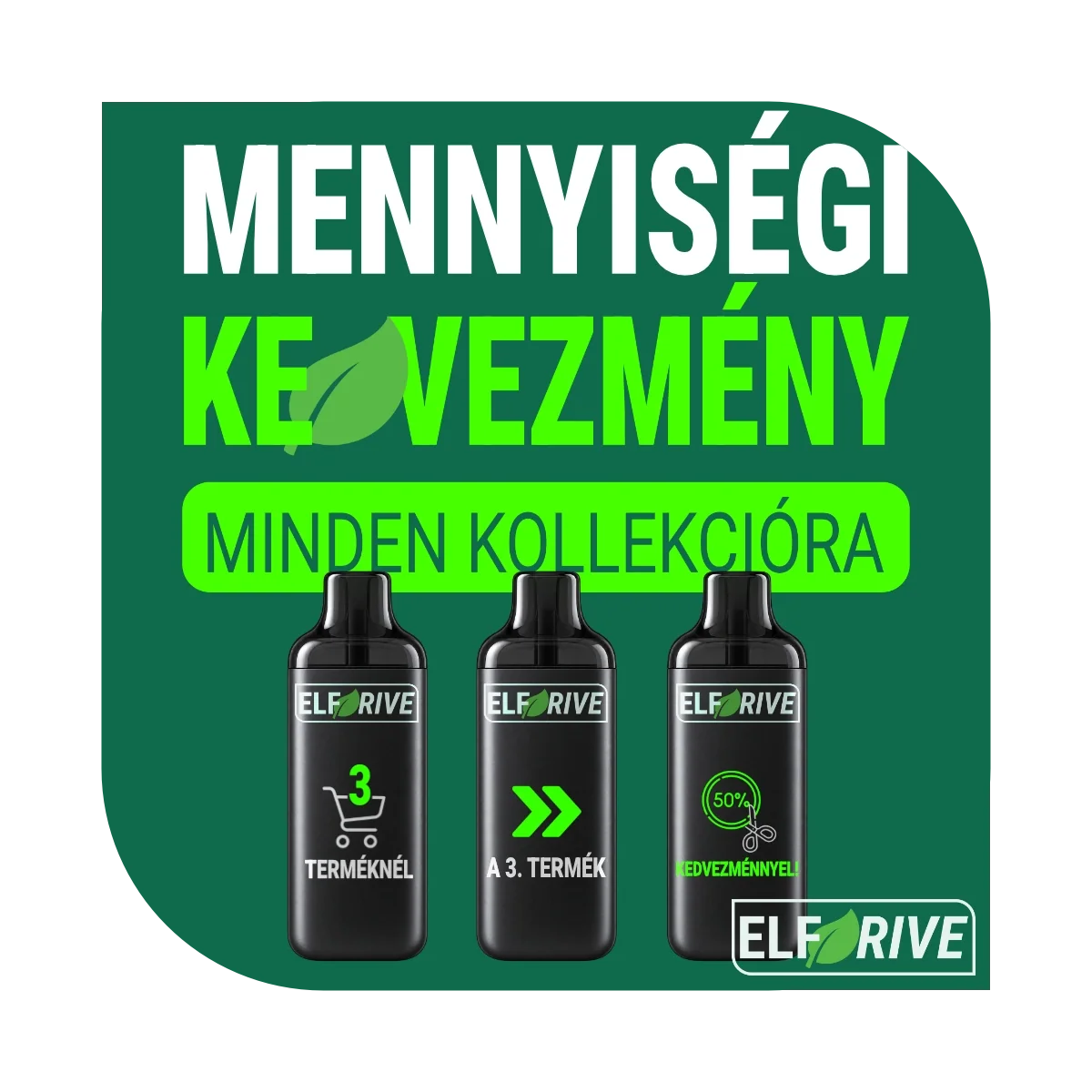 2+1 mennyiségi kedvezmény