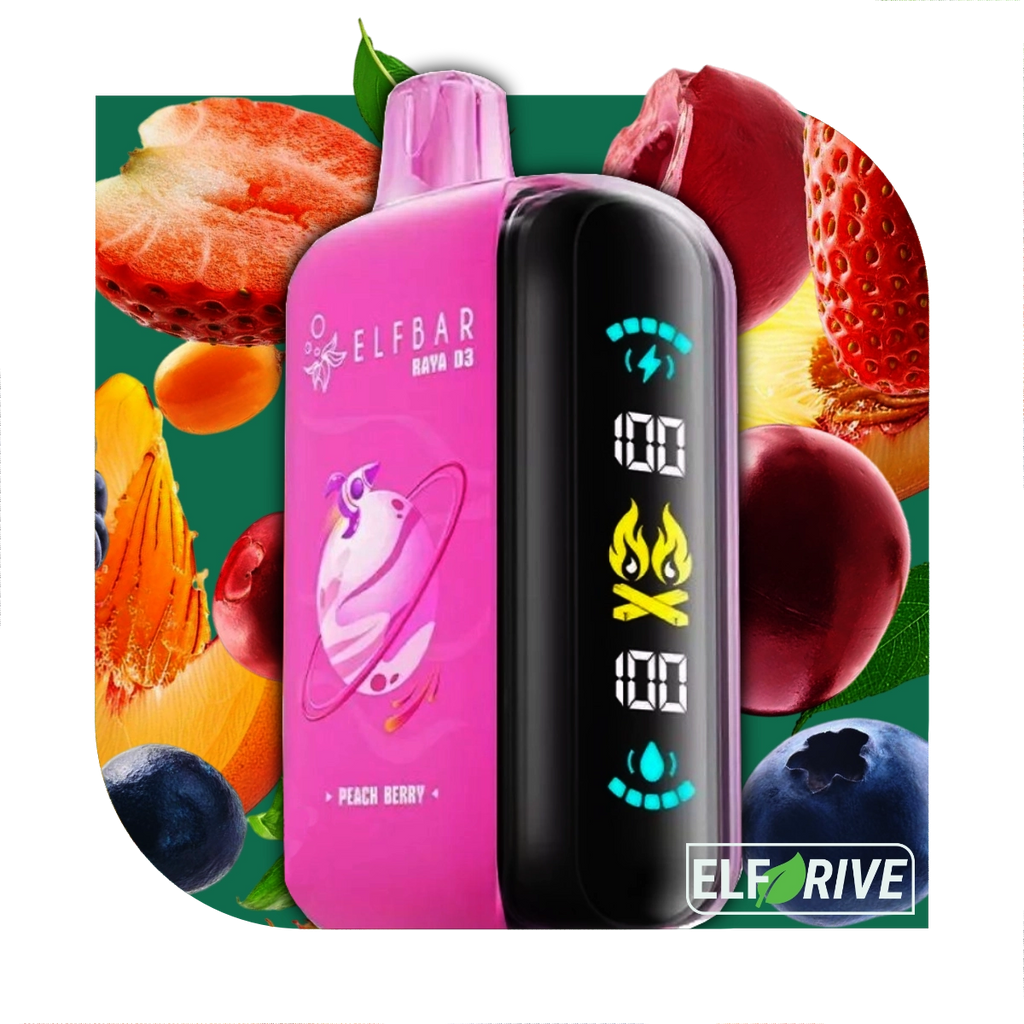 ELFBAR RAYA D3 25000 PEACH BERRY 5%