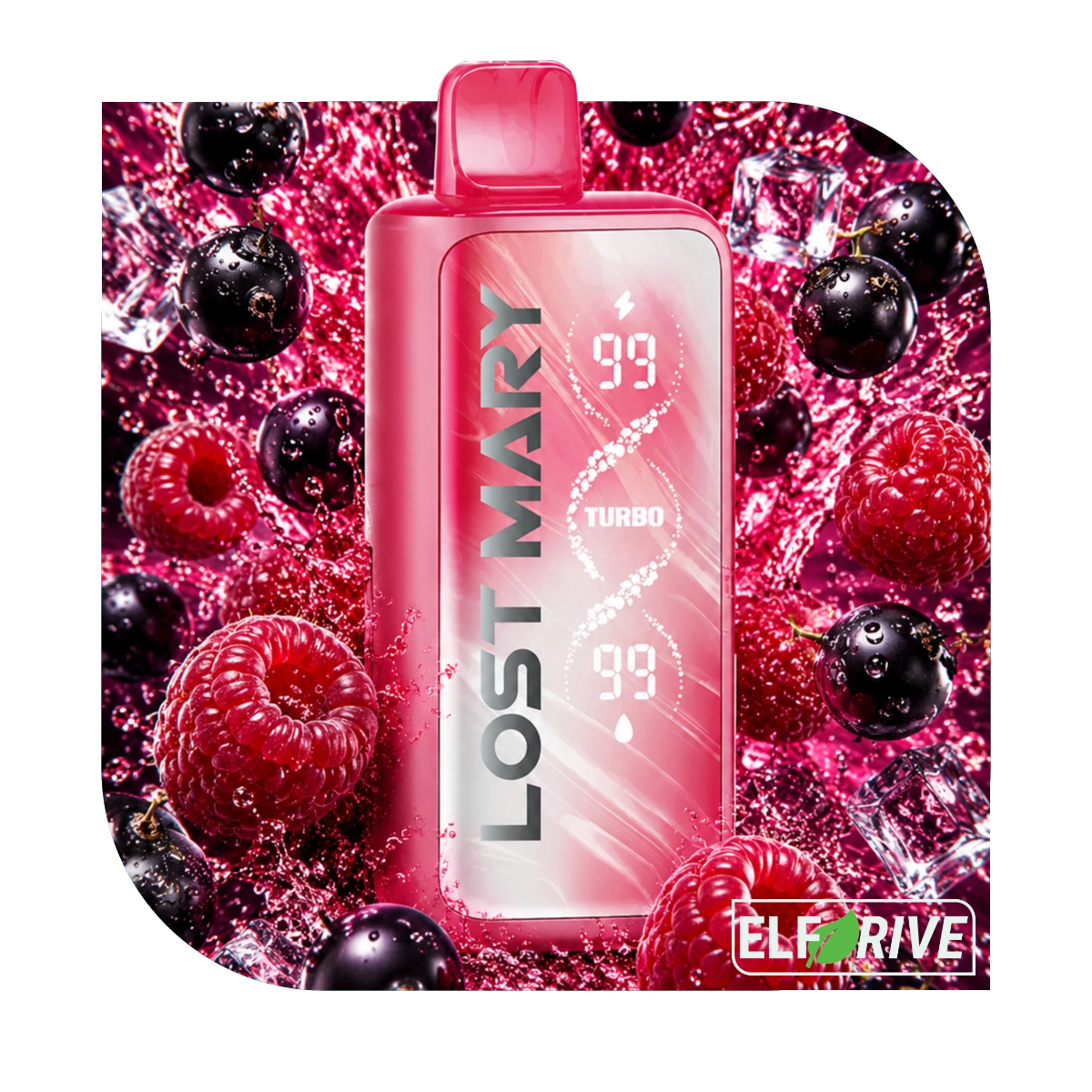 LOST MARY MT50000 TURBO RASPBERRY BLACKCURRANT 5%