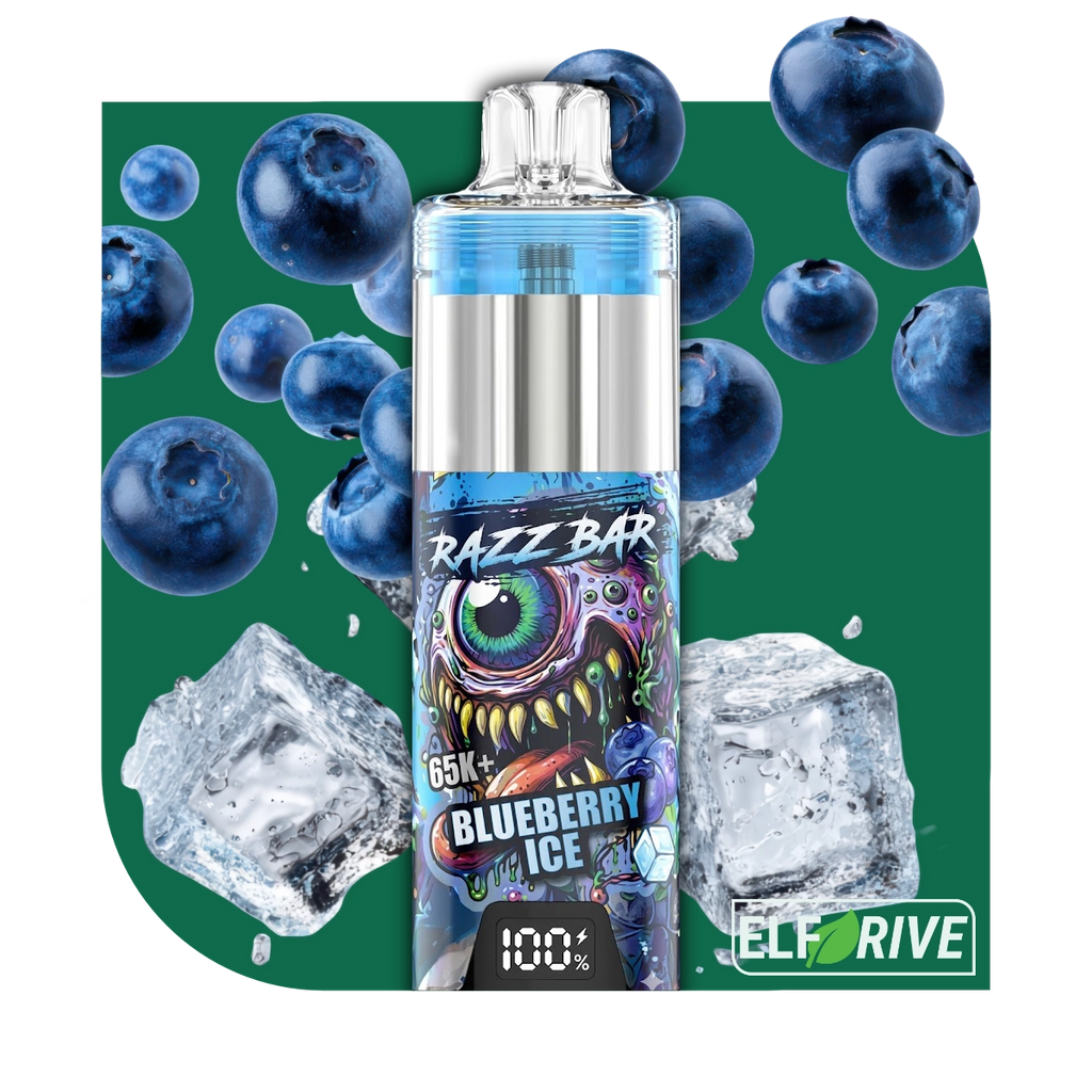 RAZZ BAR 65K BLUEBERRY ICE 5%